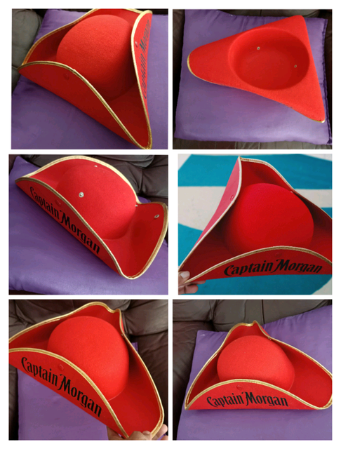 captain morgan pirate hat